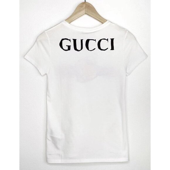 NWT Gucci Kids strawberry print T-shirt in white Size 12 - Picture 5 of 9